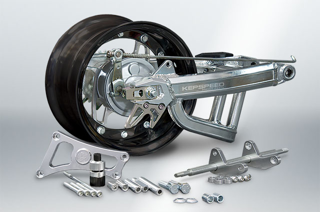 KEPSPEED製 モンキー純正ドラム対応10インチ5.5Jホイール付ワイド