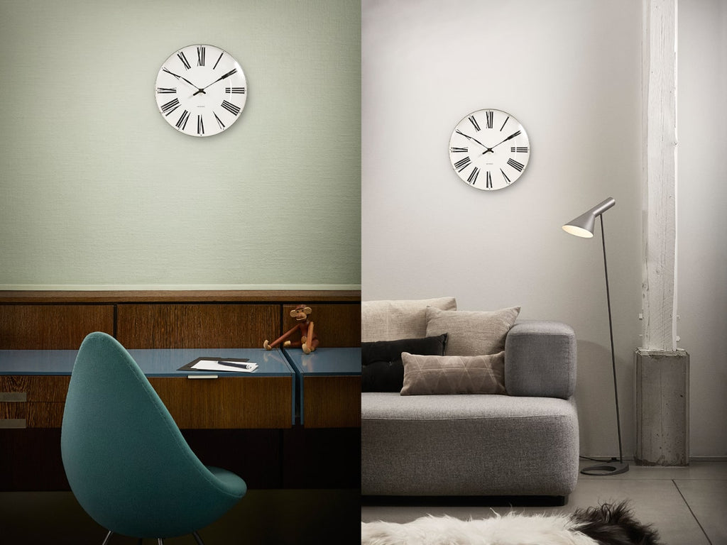 Arne Jacobsen Roman Wall Clock | アルネヤコブセン ローマンウォール