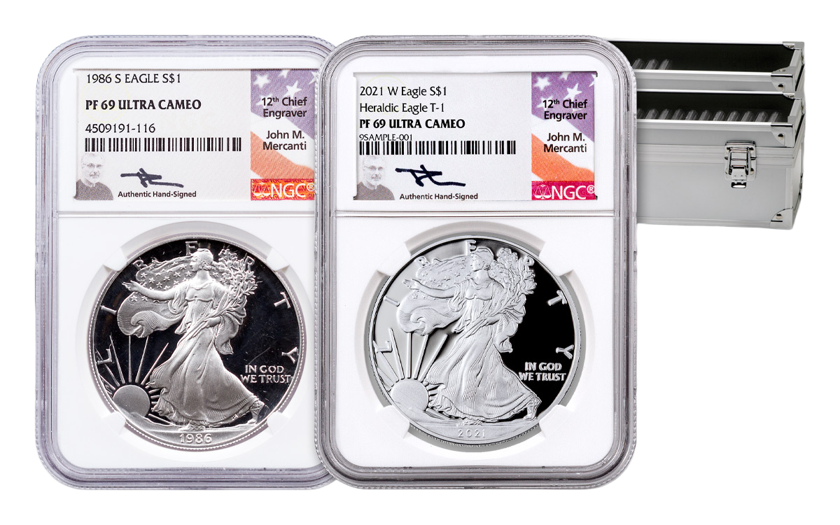 2021(S) $1 1-oz Silver Eagle Type 1 Struck At San Francisco