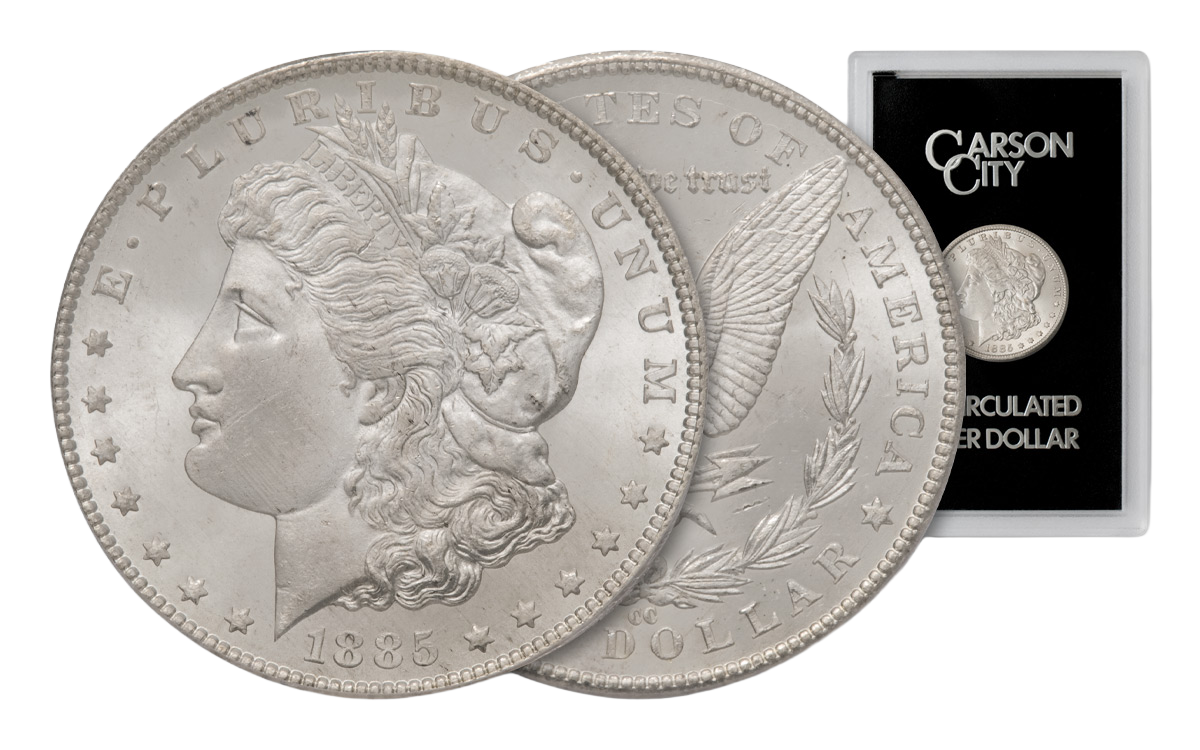 1884-CC Morgan Silver Dollar XF | GOVMINT