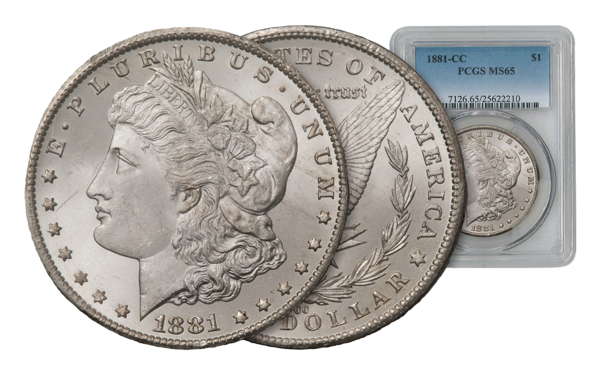 1889-P Morgan Silver Dollar PCGS MS65 | GOVMINT