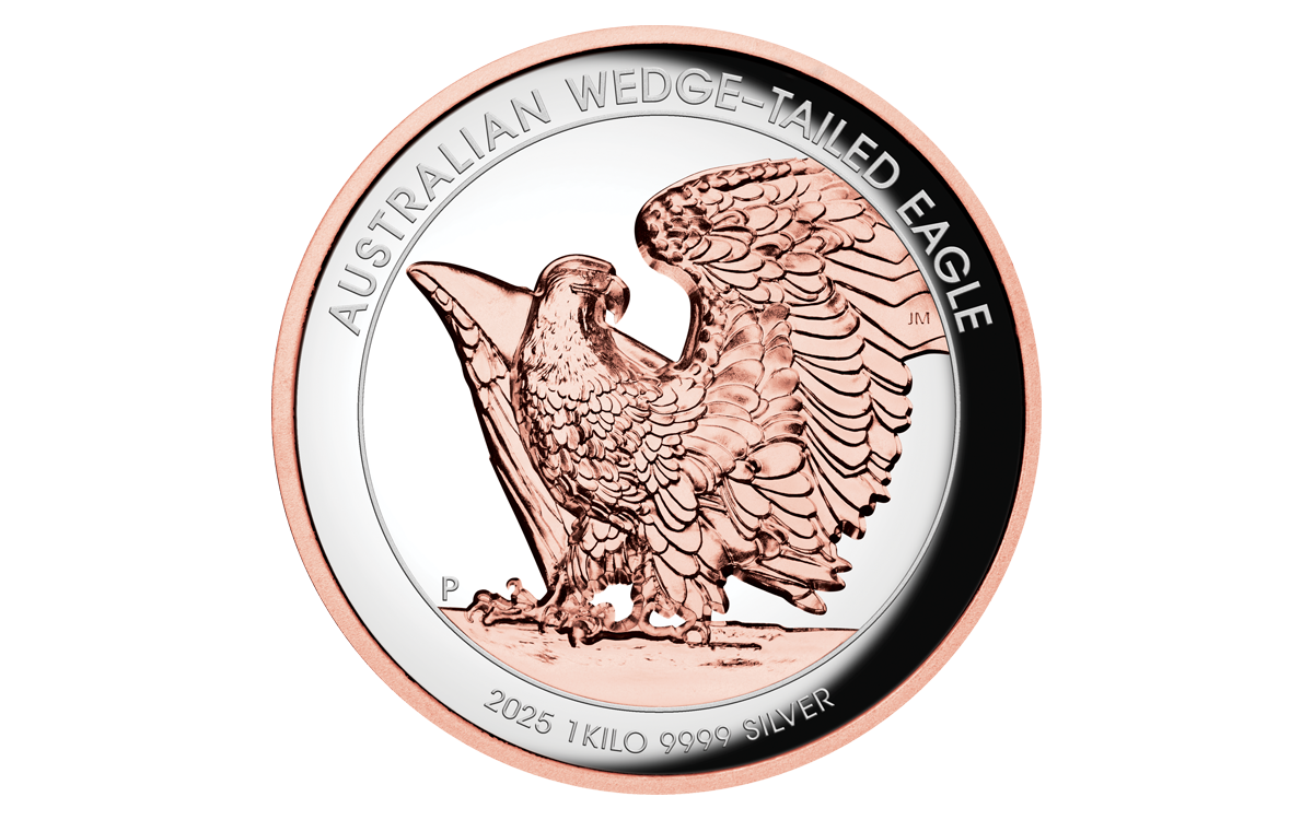 2021 Australia $2 2-oz Silver Wedge-Tailed Eagle UHR Piedfort