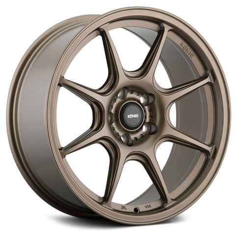 Konig Lockout 15x7 4x100 ET38 Matte Bronze for Miata , 15x7