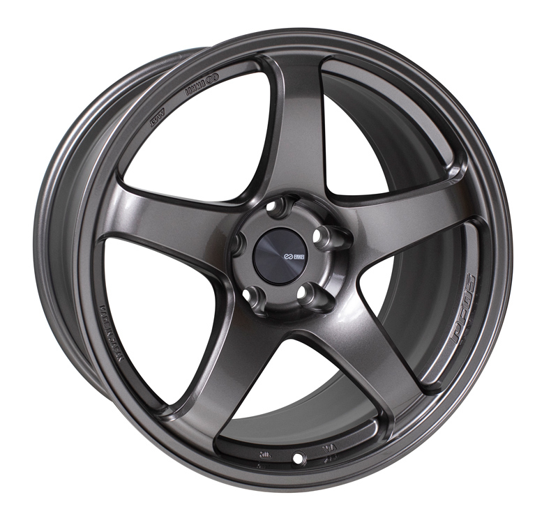 Enkei PF05 16x7 +45mm 4x100 Dark Silver for Miata , 16x7