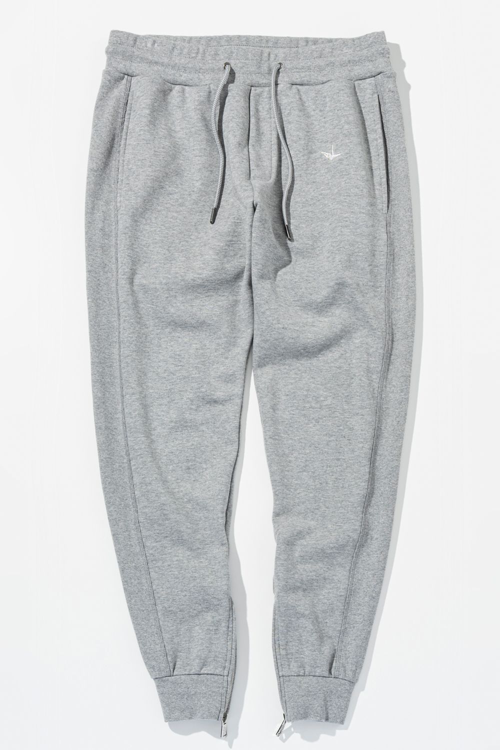 1PIU1UGUALE3 RELAX - 【26SS】 LUXURIOUS ZIP JOGGER PANTS / 裾