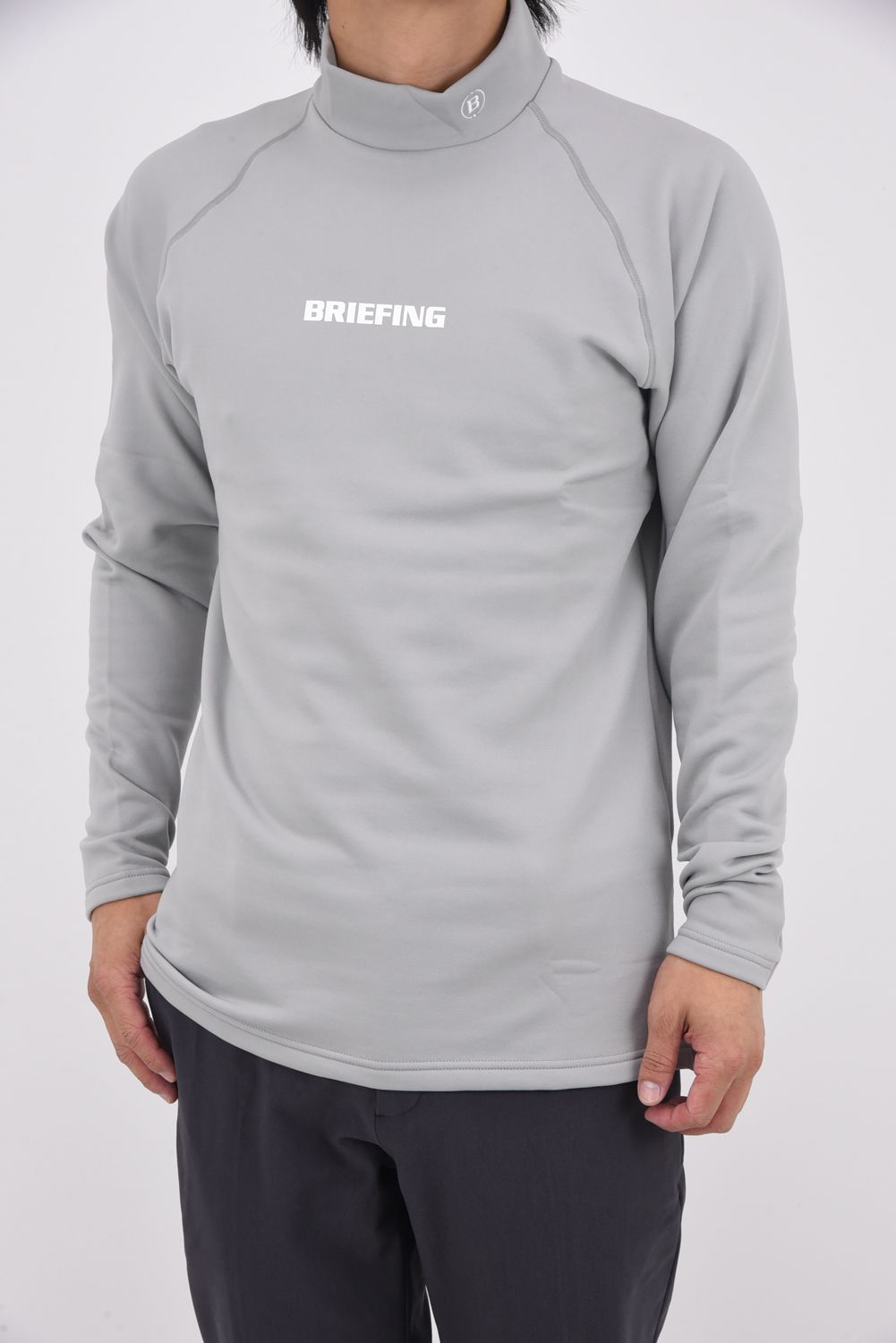 25年製 試着のみ ブリーフィングゴルフ バイアスロゴ ハイネック