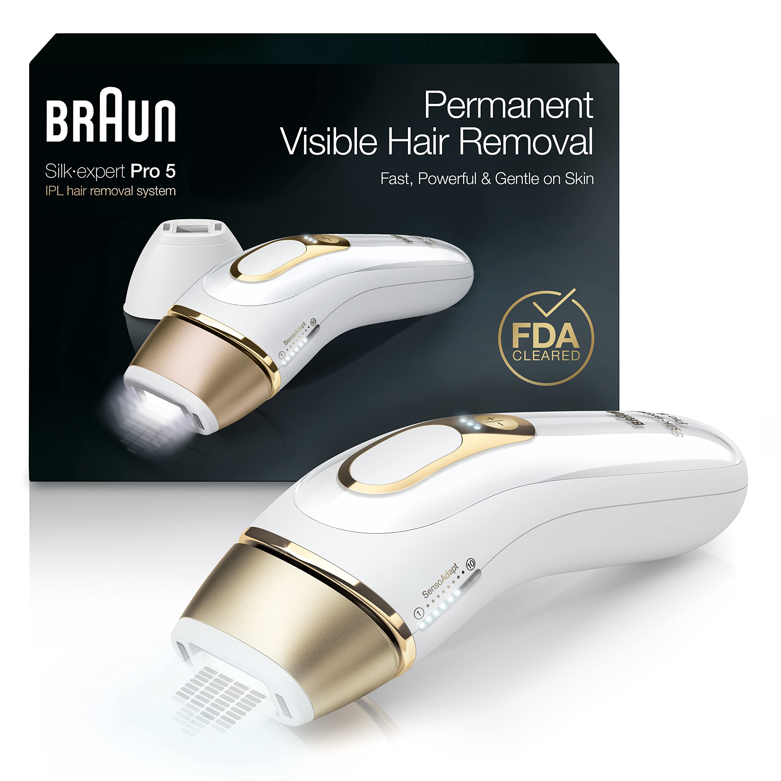 Braun Silk Expert Pro 5 IPL Hair Removal Device for Men & Women