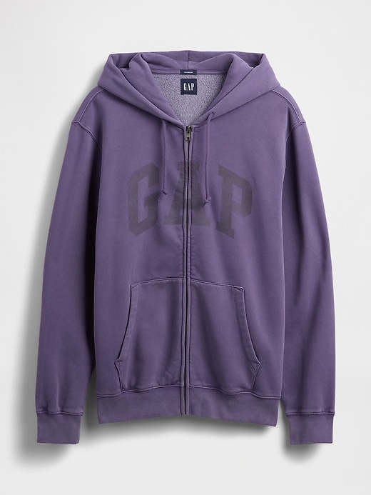 Adult VintageSoft Arch Logo Zip Hoodie | Gap