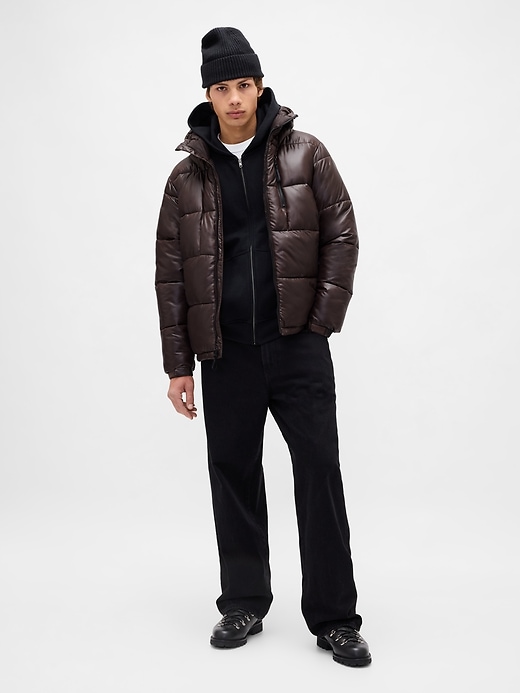 Recycled Heavyweight Puffer Jacket | Gap