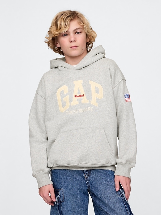 Kids VintageSoft NYC Times Square Hoodie | Gap