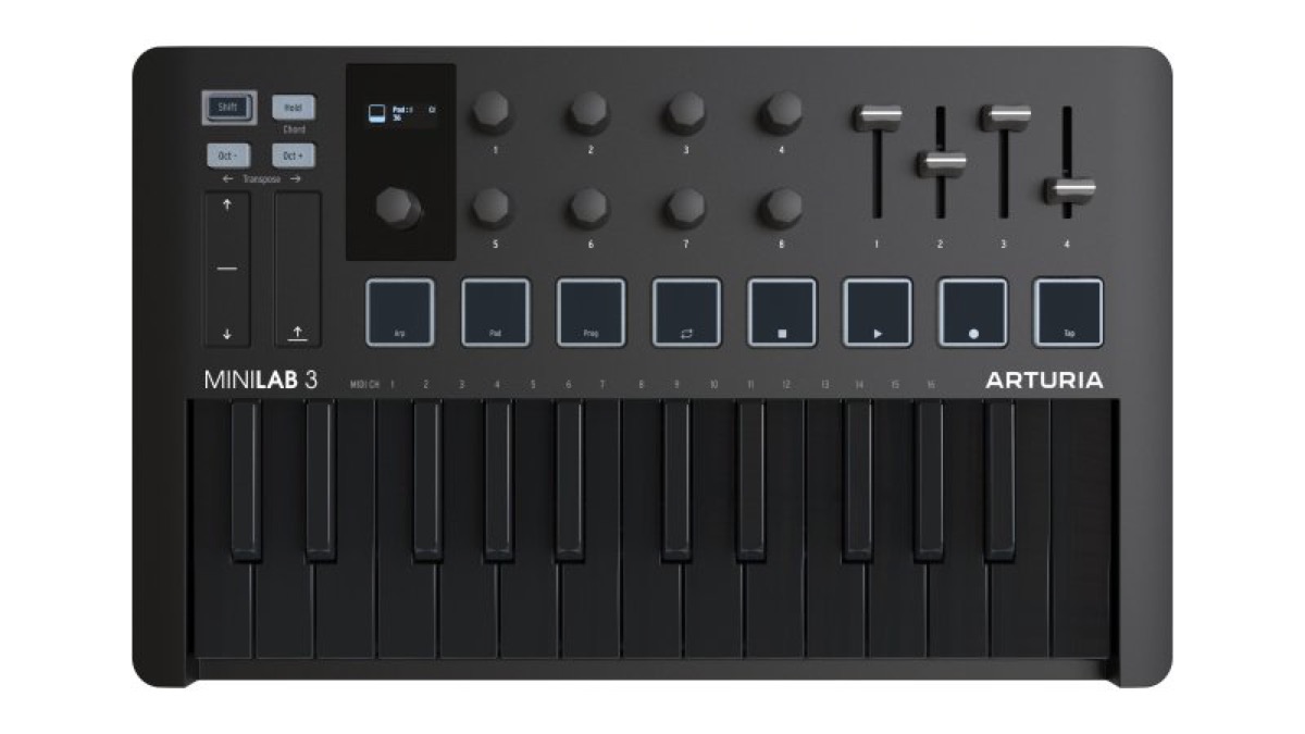Arturia MiniLab 3 USB/MIDI 25-note Mini Keyboard Controller