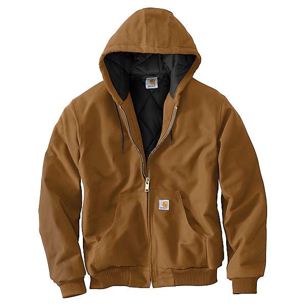 Carhartt J140BRN Duck Active Jac - Quilted Flannel Lined | Product