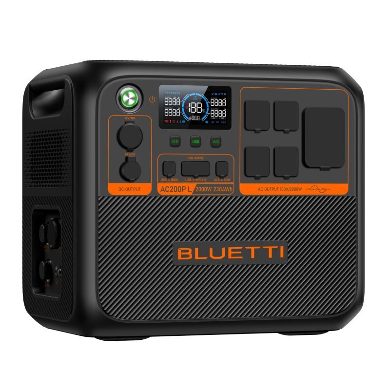 BLUETTI AC200PL ポータブル電源 大容量 2304Wh/2000W 大出力 リン酸鉄