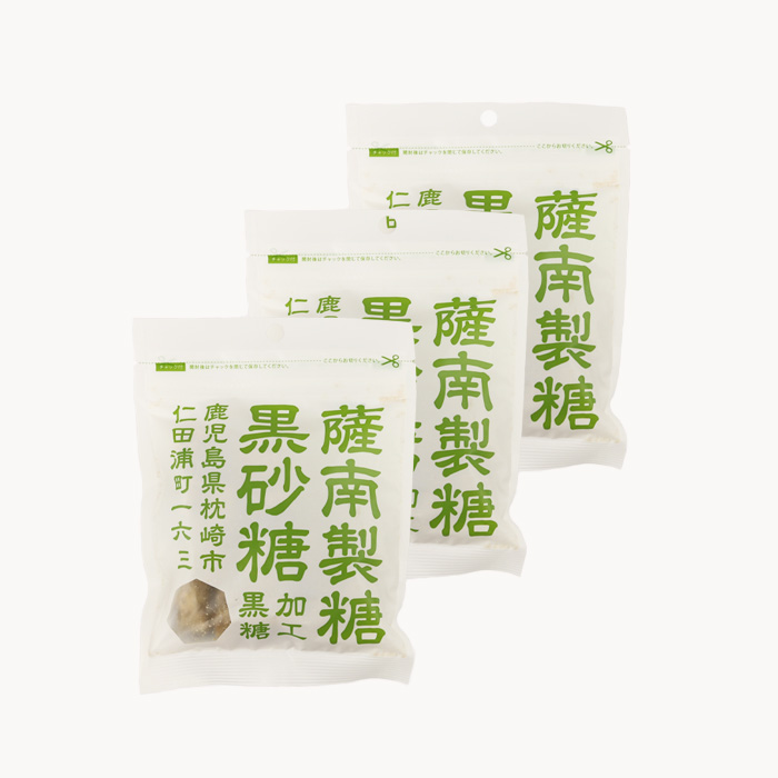 薩南製糖 黒砂糖 80g【薩南製糖（鹿児島県枕崎市） 送料別】【NS】