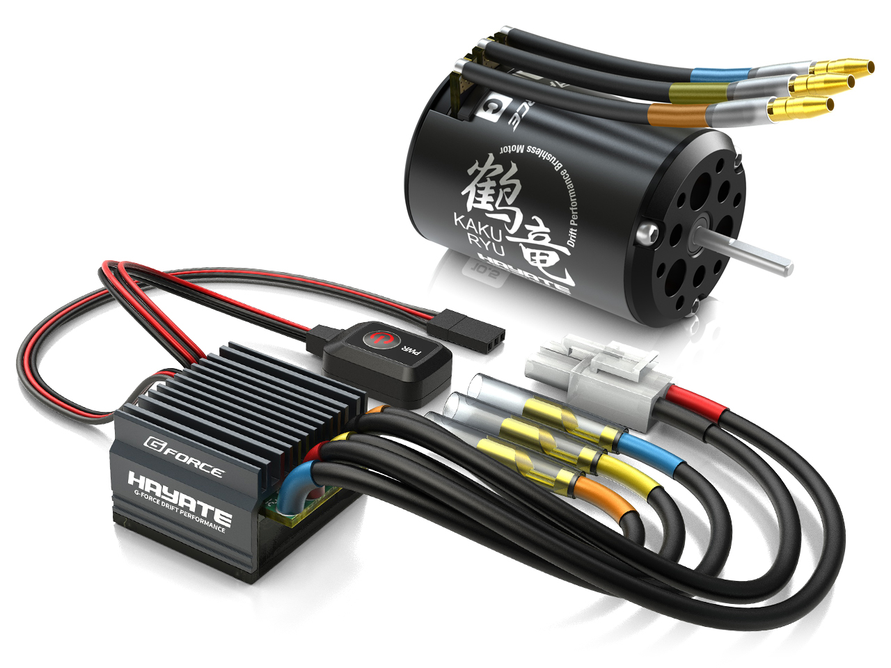 ドリフト用ブラシレスモーター&ESCコンボ 鶴竜 KAKURYU & BLC50 DRIFT