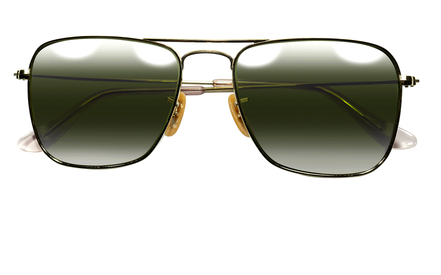 GIG LAMPS 1950s-1960s B&L RAYBAN CARAVAN 1/10 12KGF size 52/16