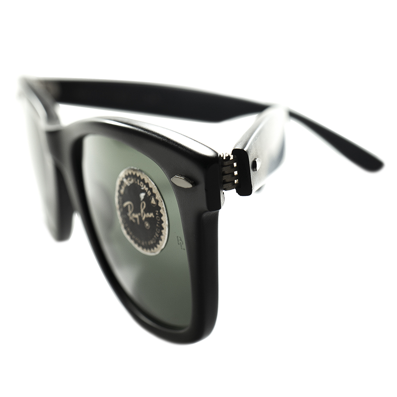 GIG LAMPS 1970s-1980s B&L RAYBAN WAYFARER 1 MATTE BLACK size50/22