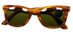 GIG LAMPS 1970s-1980s B&L RAYBAN WAYFARER 1 MATTE BLACK size50/22