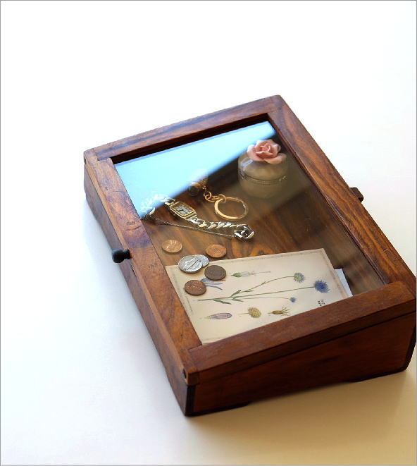 ショーケース 木製 ディスプレイケース コレクションケース 卓上