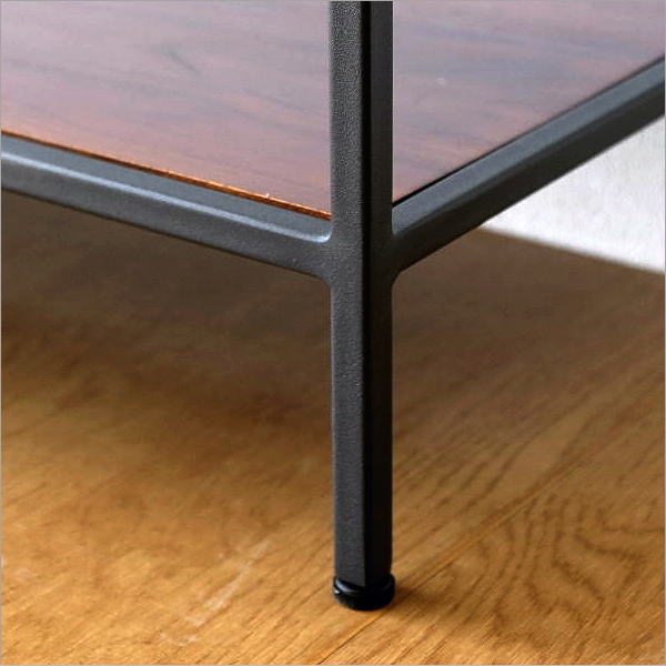 コンソールテーブル 玄関 花台 木製 棚付き 2段 ワイド 天然木 無垢材