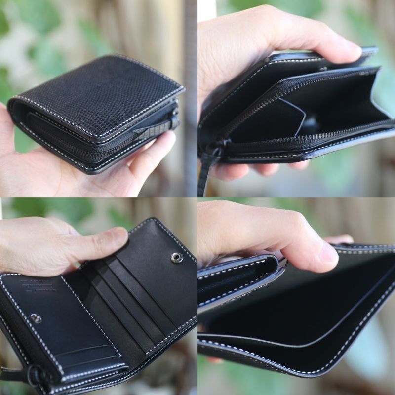 好みの革・色でオーダーできるコンパクトウォレット