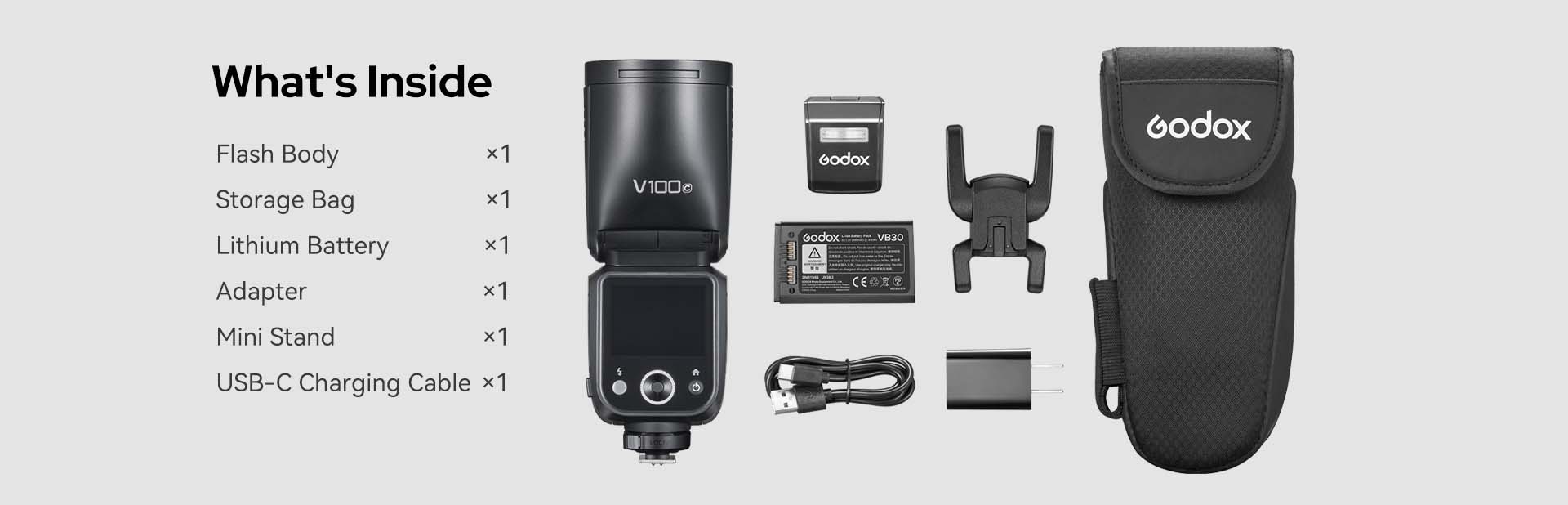 GODOX(ゴドックス) V100 C クリップオンフラッシュ キヤノン用