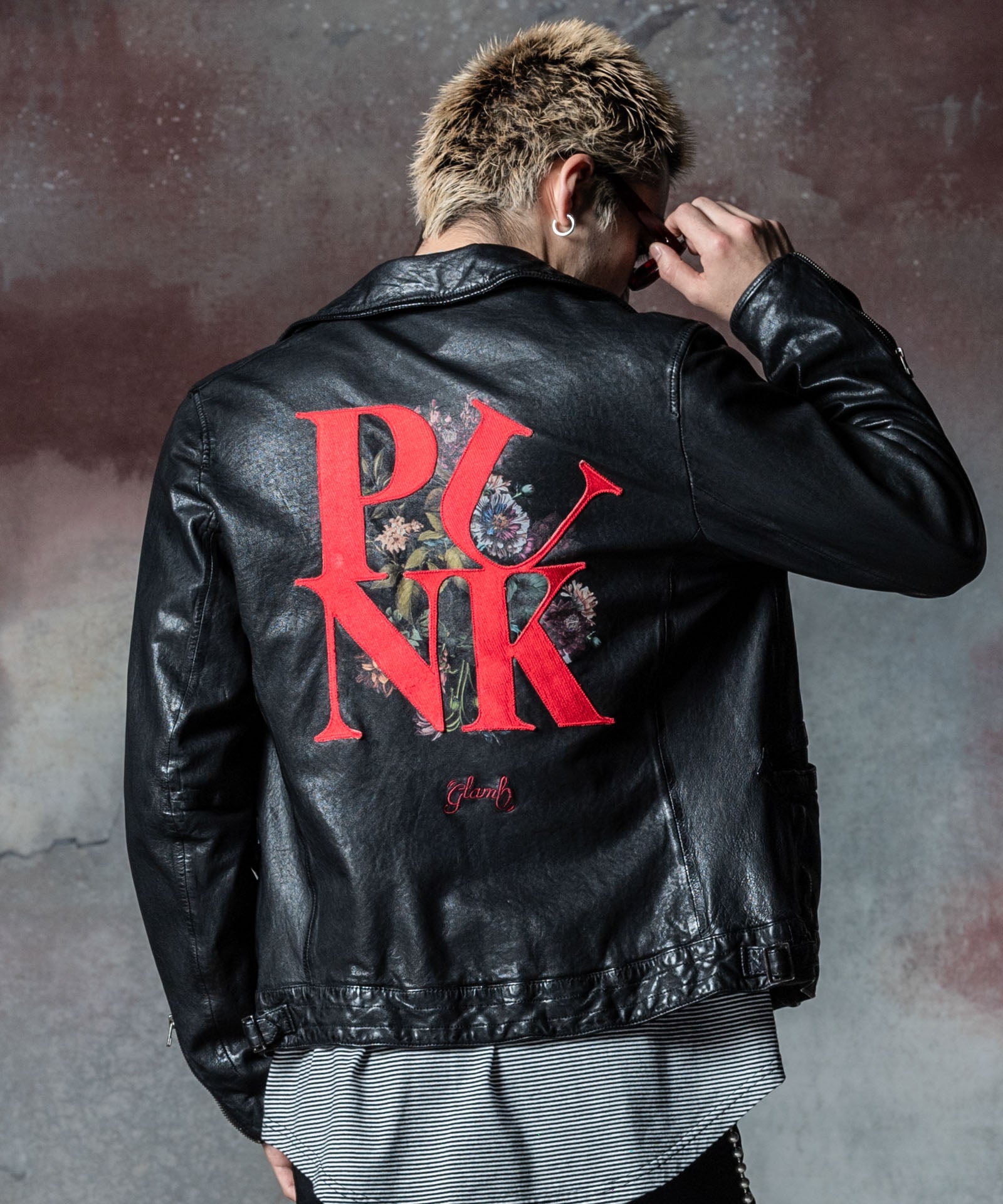 GB0324/JKT01 : Punk Bouquet Riders Jacket / パンクブーケライダース