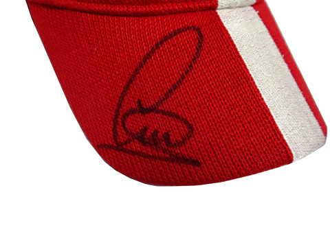 2025 L．ハミルトン 本人支給品 直筆サイン入 ドライバーキャップ F1