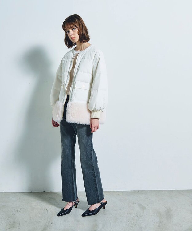 ボアコンビダウンジャケット / GRACE CONTINENTAL | GRACE CONTINENTAL