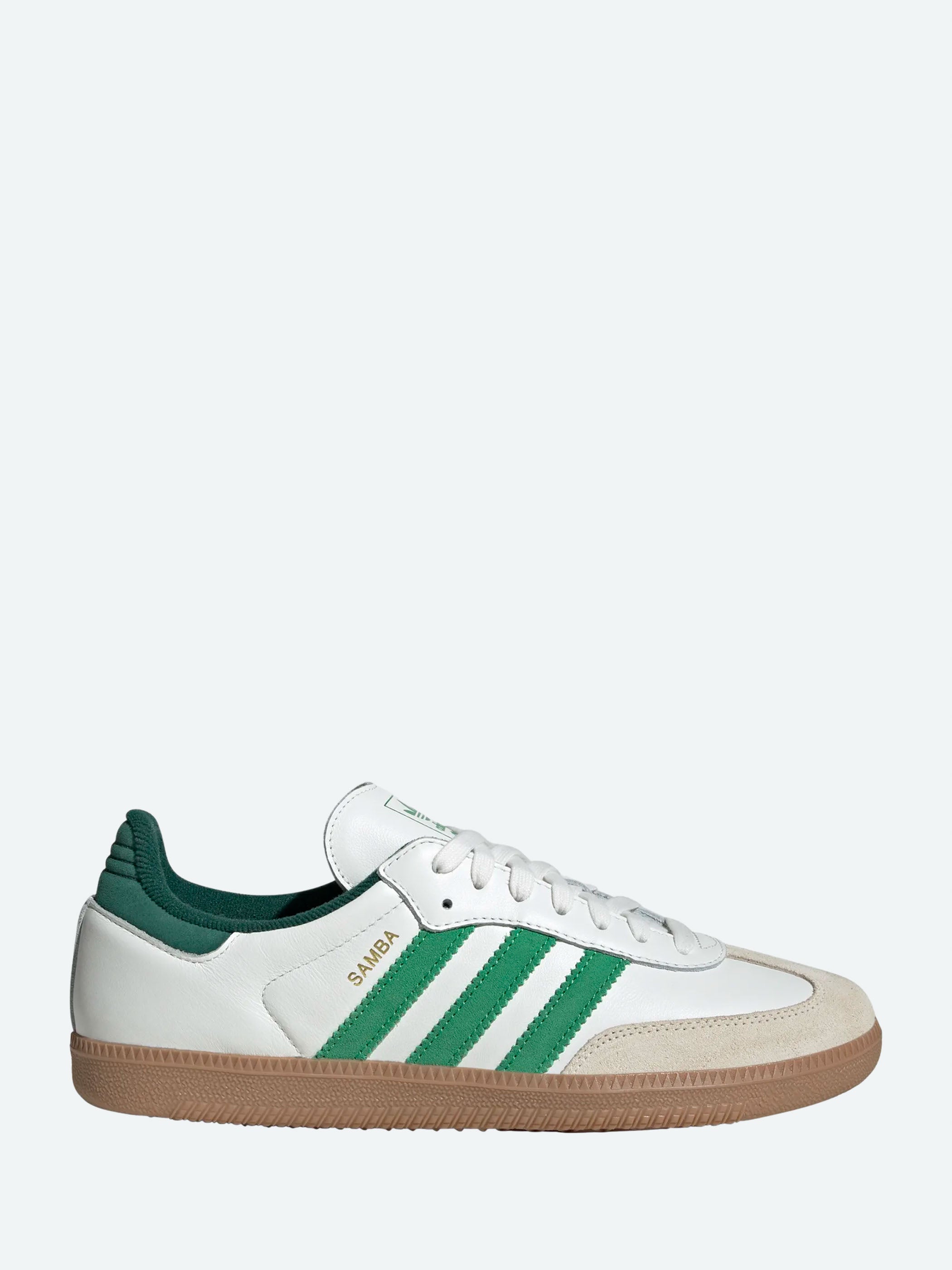 adidas - Samba OG in White, Navy and Collegiate Green – gravitypope