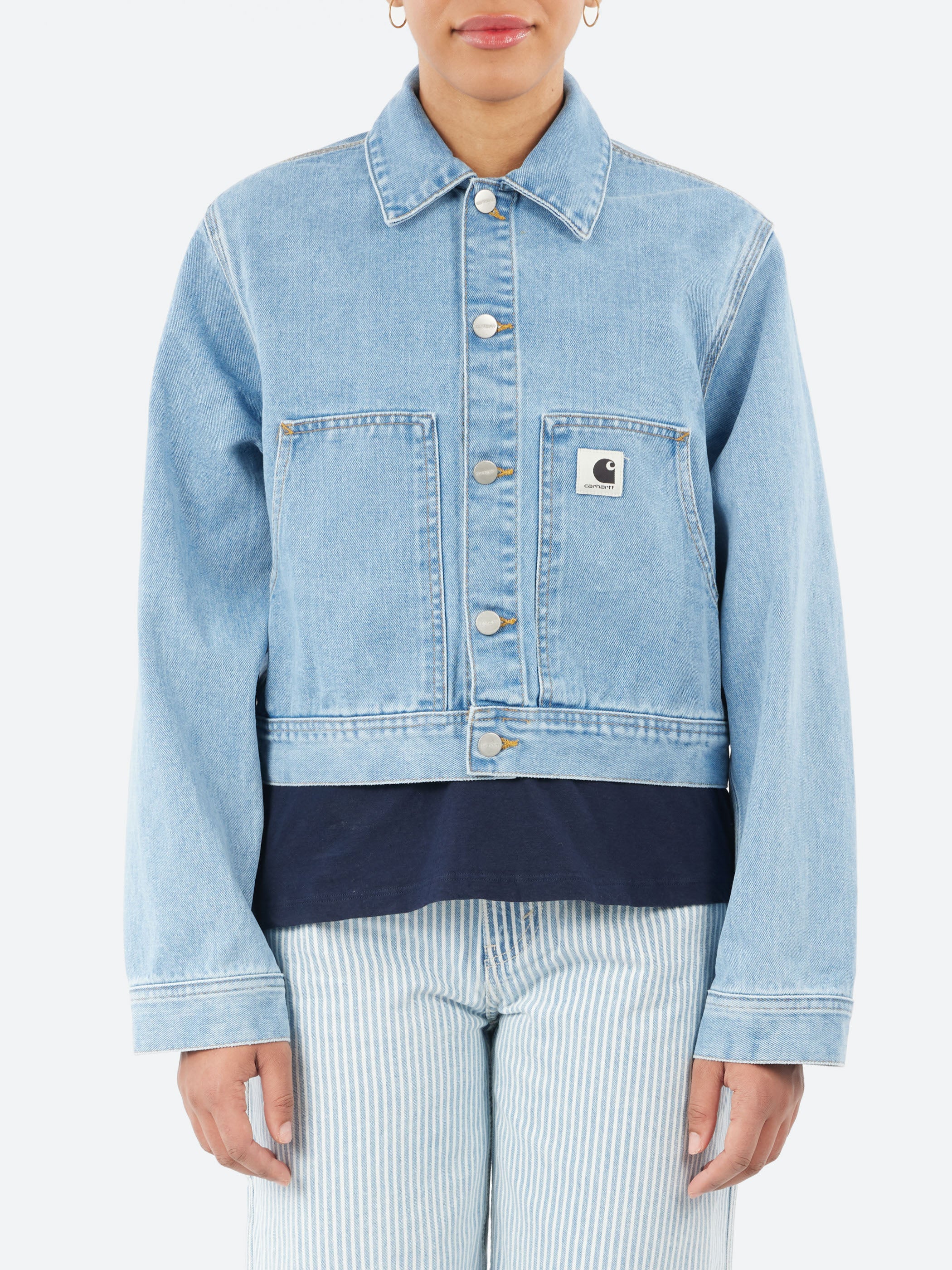 Carhartt WIP - Arca Jacket in Blue Stone Bleached – gravitypope