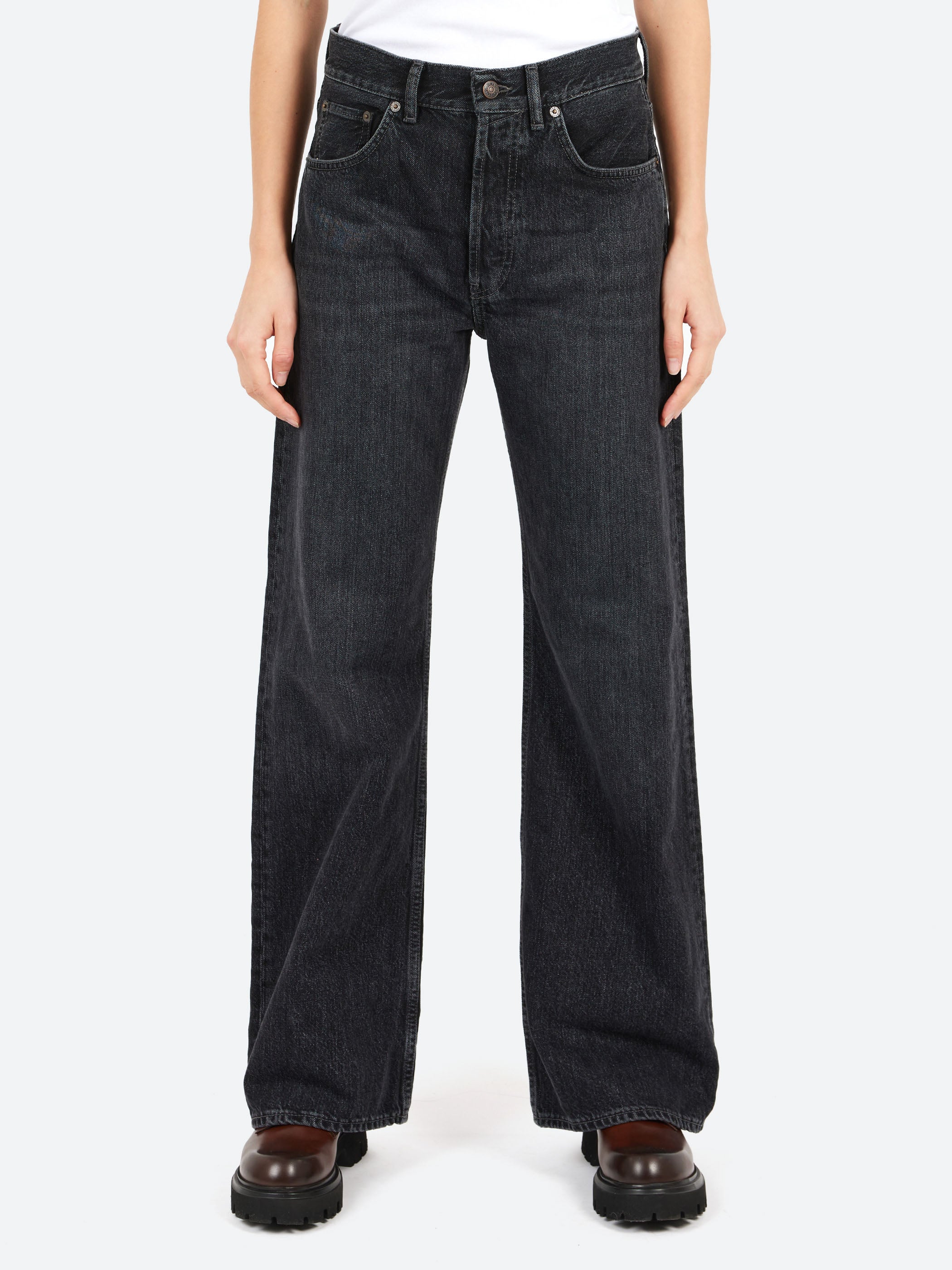 Acne Studios - 2021F Loose Fit Jeans in Black – gravitypope