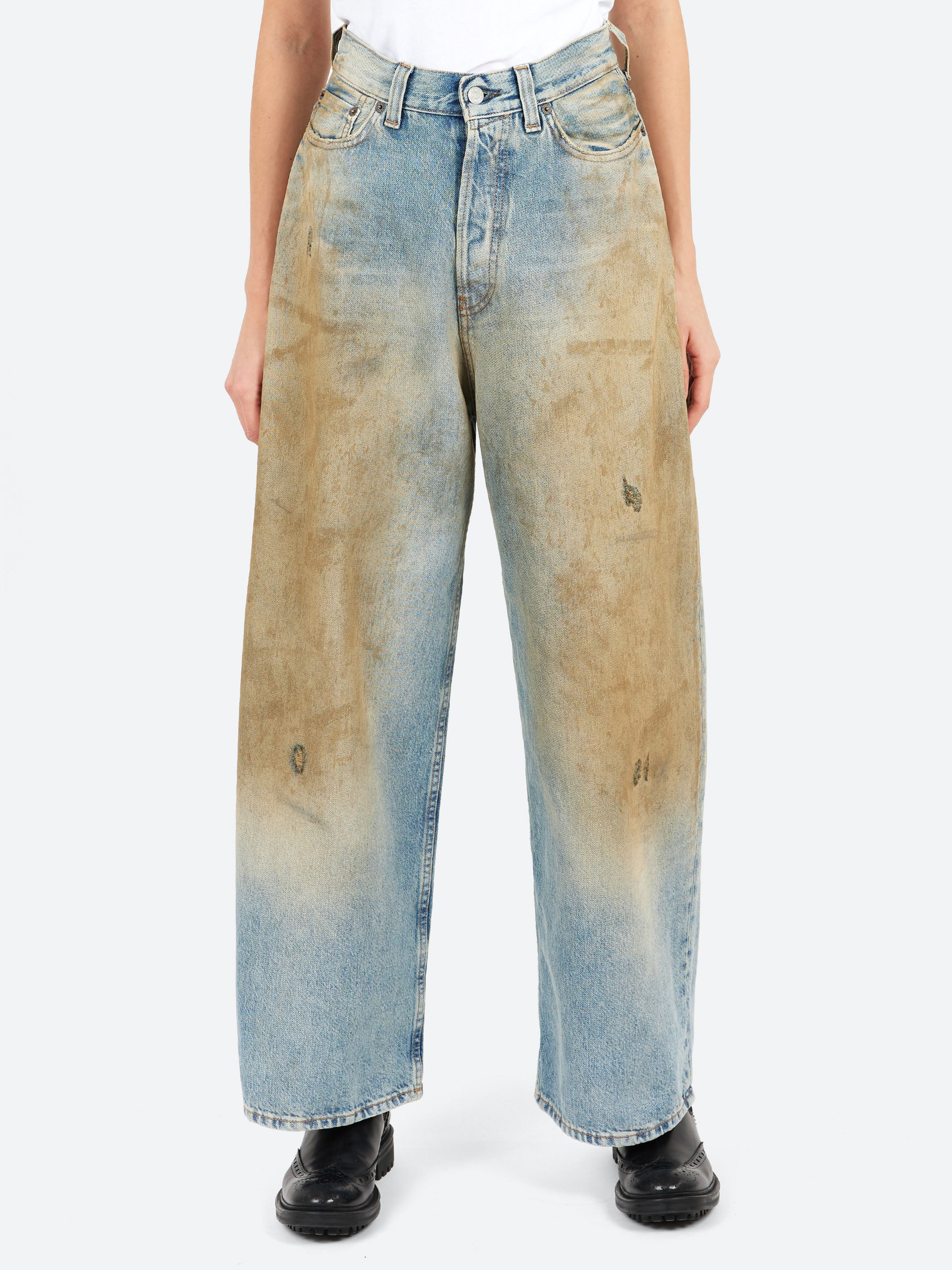 Acne Studios - 2023F Super Baggy Fit Jeans in Mid Blue – gravitypope