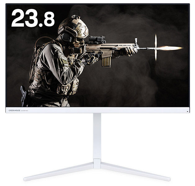 白で統一したゲーミング環境を構築したい方におすすめの23.8型