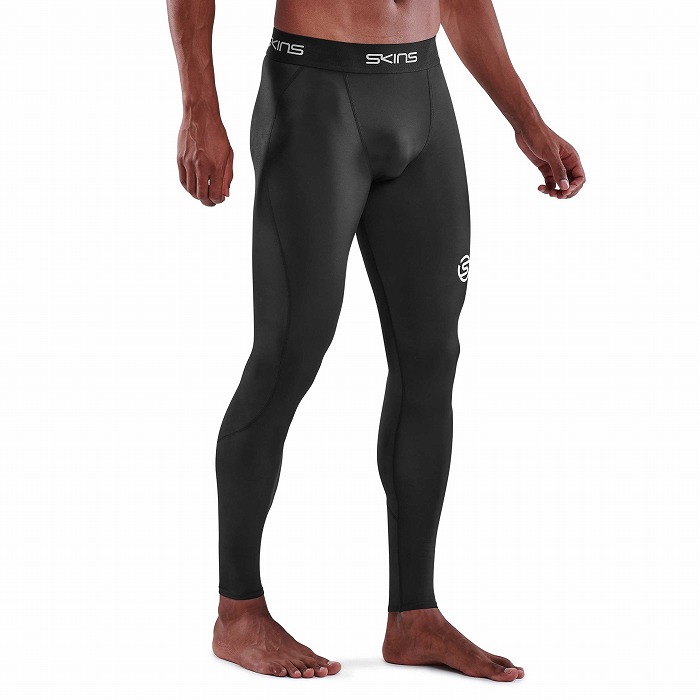 SKINS（スキンズ）SERIES-1 メンズロングタイツ ブラック(44 ブラック