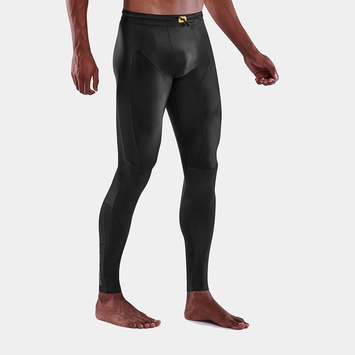 SKINS（スキンズ）SERIES-5 メンズ ロングタイツ ブラック(44 ブラック