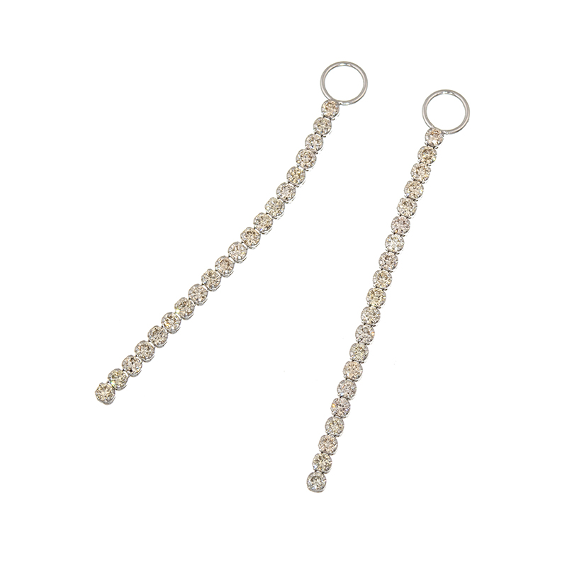 GSTV PT900 ブラウンダイヤモンド チャーム BRD 約1.00ct