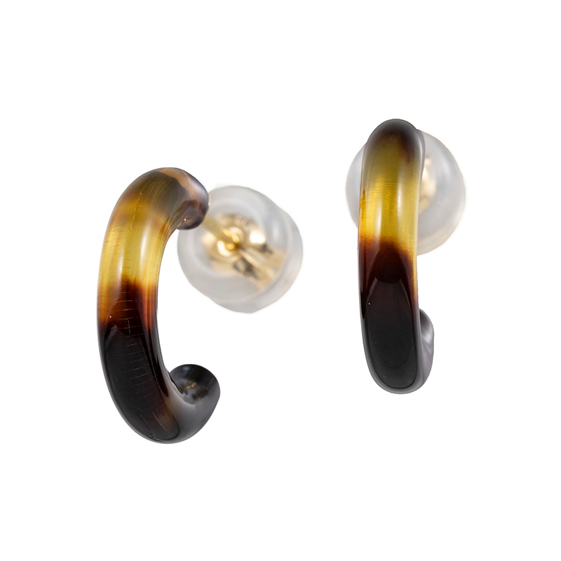 GSTV K18YG 本べっ甲 ピアス