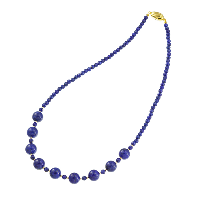 GSTV SV/K18YG ラピスラズリ ネックレス LA 約107.00ct