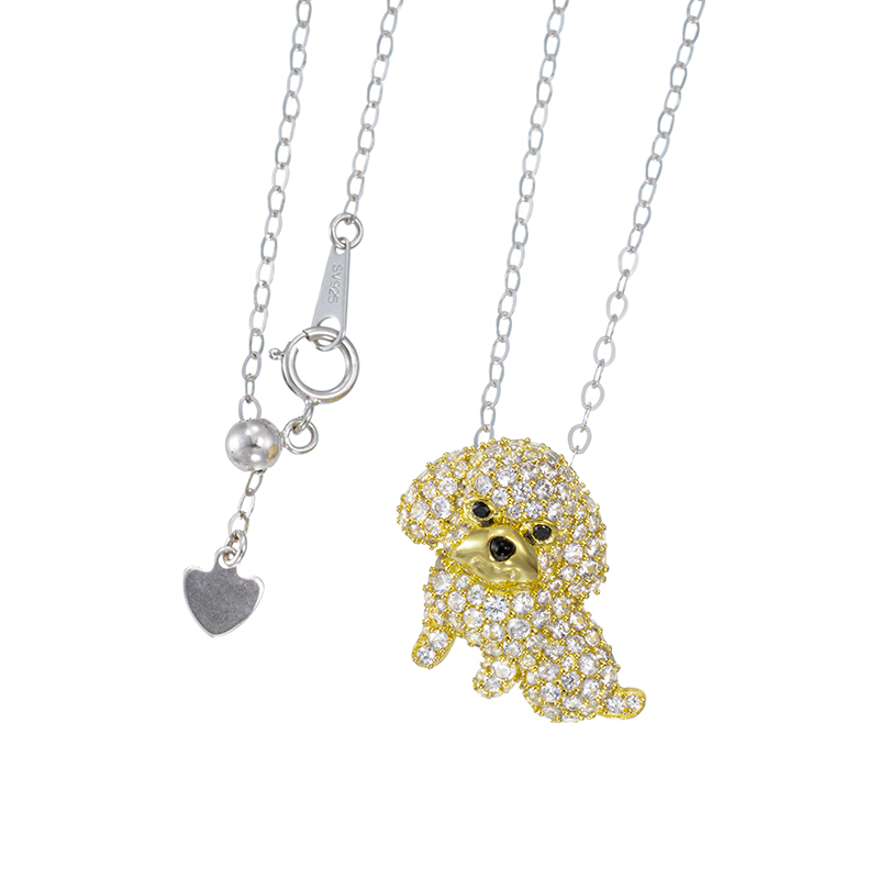 GSTV パラジウムシルバー950 天然ホワイトジルコン ブラックダイヤ