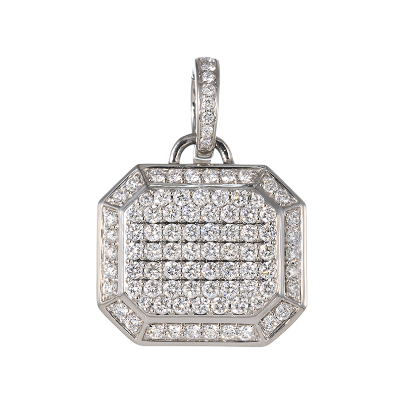 GSTV PT950 ダイヤモンド 開閉式バチカン ペンダントトップ D 約1.00ct