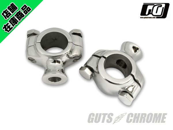 ハーレー インチ ライザー ハンドルポスト オールドクローム