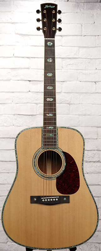 Astrea AS810 All Solid Woods Dreadnaught Guitar - Sitka Spru