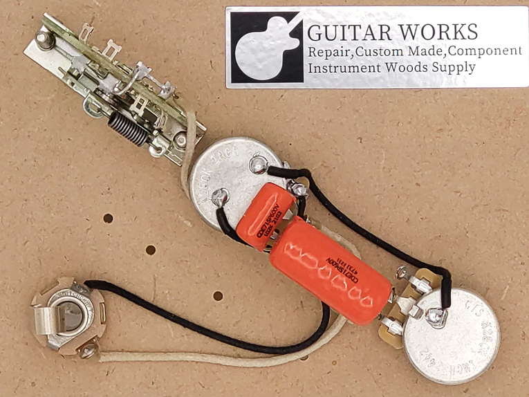 テレキャスター 配線済コントロールアッセンブリー インチ規格 通販