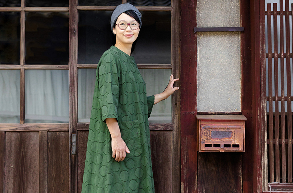 群言堂のオンラインで購入しましたチュニックです。 群言堂の