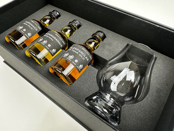 ハイボールに合うウイスキー飲み比べセット用オリジナルギフトボックス