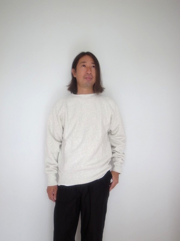 Champion REVERSE WEAVE SWET SHIRT オートミール | DOWN THE LINE
