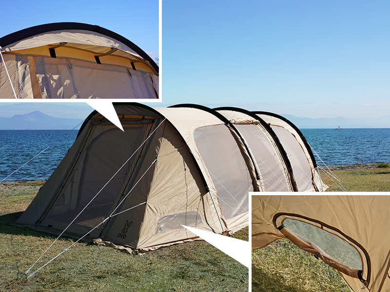 カマボコテント3L（カーキ） T7-690-KH - DOD（ディーオーディー