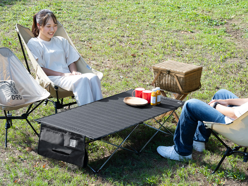 カルカルカゾクテーブル TB6-076-BK - DOD（ディーオーディー）【公式