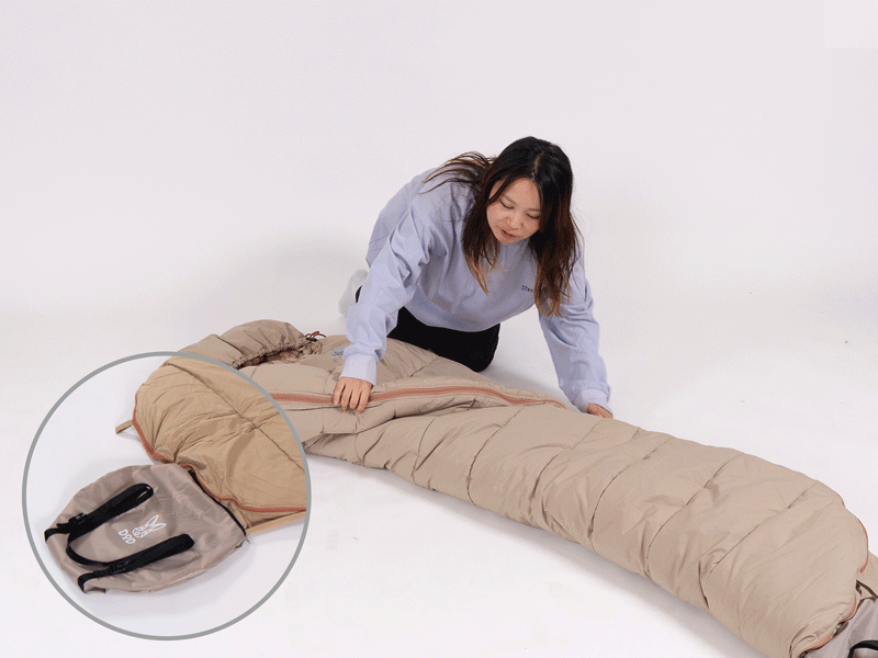 ゆったりマミーシュラフ（ライトブラウン） S1-187-BR - DOD
